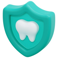 dental insurance 3d render icon illustration