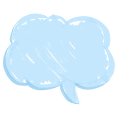vector illustration Speech Bubbles Hand Drawn