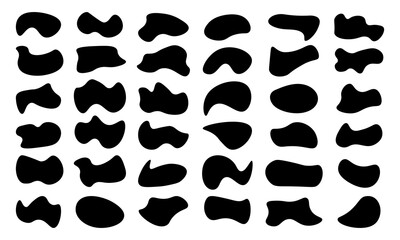Fototapeta premium vector illustration of black abstract wave shape on white background