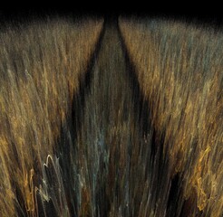 art deco style turquoise gold and brown coloured patterns and design