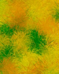background in tropical style in yellow-green color