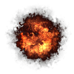Fire explosion effect element