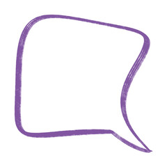 illustration Speech Bubbles Hand Drawn