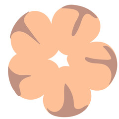 cute flowers hand drawn vector element