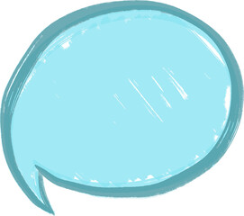 illustration Speech Bubbles Hand Drawn
