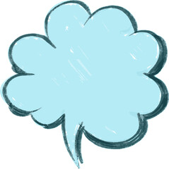Fototapeta premium illustration Speech Bubbles Hand Drawn