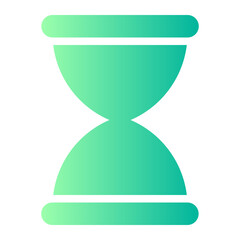 hourglass gradient icon