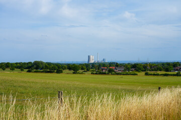 View from Halberg near Dolberg. Hills in Ahlen with a view.
