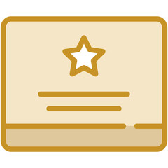 Certificate Vector Icon 