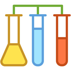 Test Tubes Vector Icon