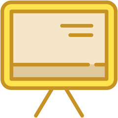 Whiteboard Vector Icon 