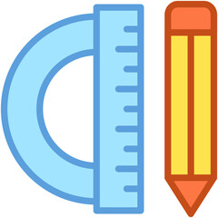 Draft Tools Vector Icon 