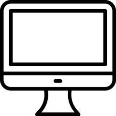 Monitor Vector Icon 