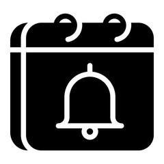 reminder glyph icon