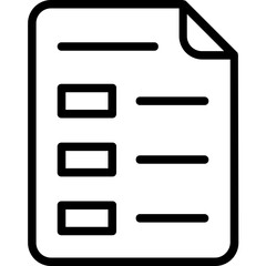 Checklist Vector Icon 