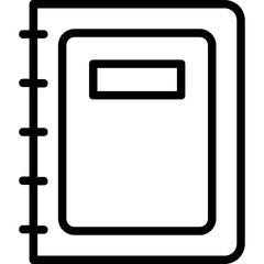 Notebook Vector Icon 