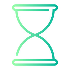 hourglass gradient icon