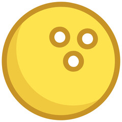Bowling Ball Vector Icon