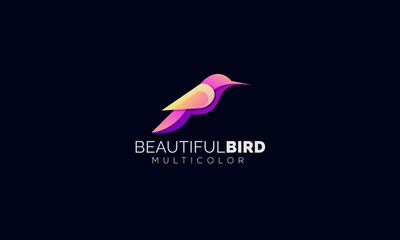 Modern Bird gradient logo