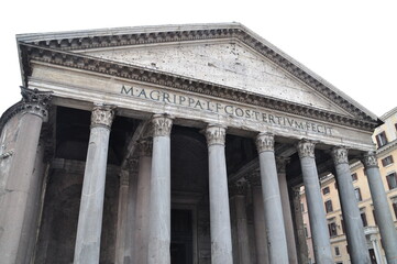 The former Roman temple Pantheon in Rome, Italy