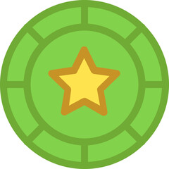 Casino Chip Vector Icon