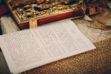 old book with a candle
