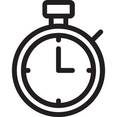 Stopwatch Vector Icon