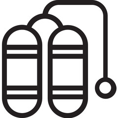 Oxygen Cylinders Vector Icon