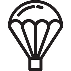 Air Balloon Vector Icon