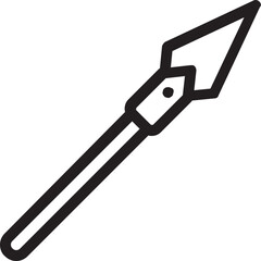 Iron Javelin Vector Icon