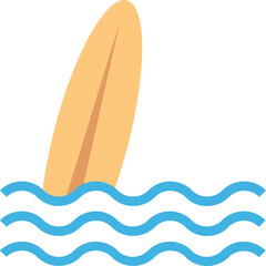 Surfing Vector Icon