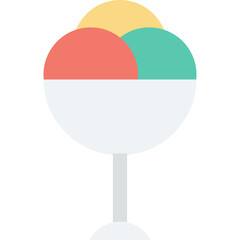 Ice Cream Vector Icon 