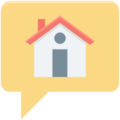 House Location Vector Icon 