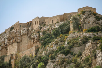Fototapeta na wymiar Scicli, Castello dei Tre Cantoni, Sicily, Italy
