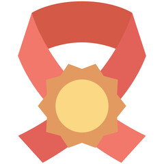 Ribbon Vector Icon 