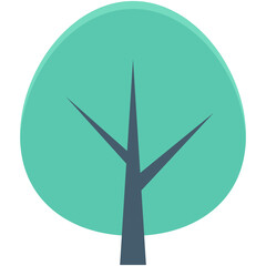 Shrub Leaf Vector Icon 