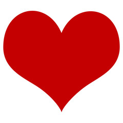 red heart flat icon design | Valentine's day