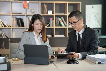 business people working in office