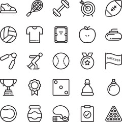 Sports Colored Vector Icons 

