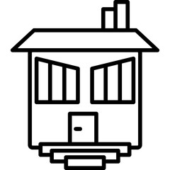 Loft With Windows Icon © Muhammad