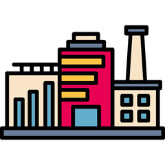 Industry Building Icon