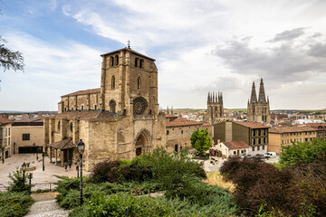 Fototapeta na wymiar Iglesia De San Esteban, Church of St. Stephan in Burgos, Spain.