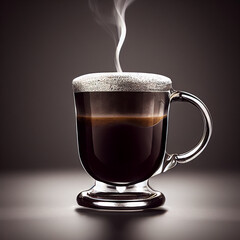 Turkish coffee. Studio backdrop. Moody lighting. Glossy. Coffee shop. Wooden bar.