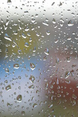 rain drops on window