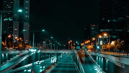 night city traffic