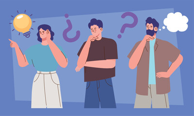 persons with difficult choice