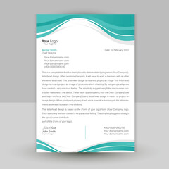 Naklejka premium Creative design letterhead design invoice design ideas design social media design