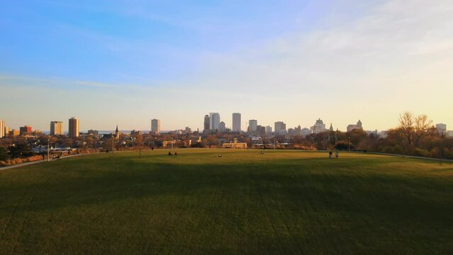 Milwaukee, Wisconsin - Drone Shot