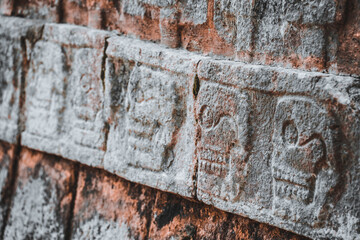 Skull carvings