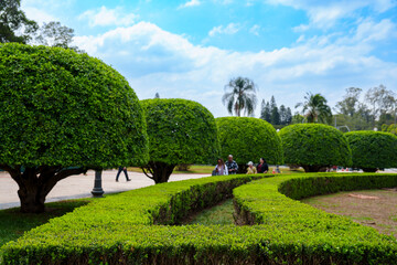 Lindo jardim com estilo colonial 